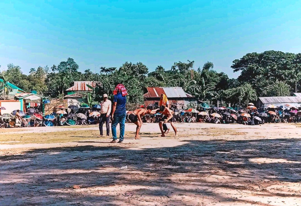 হারিয়ে যাওয়া জনপ্রিয় কুস্তি খেলা হাওরাঞ্চলে দিন দিন আবারও জনপ্রিয় হয়ে উঠছে