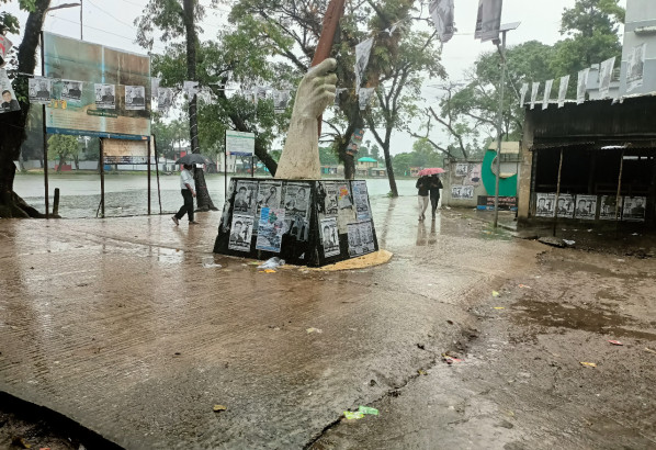 তাহিরপুর সিত্রাংয়ের প্রভাবে জনদূর্ভোগ