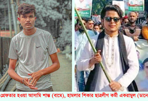 সিলেটে ছাত্রলীগ কর্মীকে হত্যাচেষ্টা মামলার আসামি শান্ত গ্রেফতার
