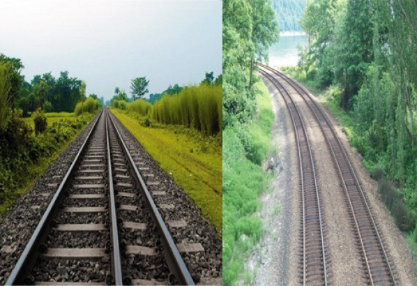 রেলওয়ের আখাউড়া-সিলেট ডুয়েলগেজ সিঙ্গেল লাইনের পরিবর্তে ডাবল লাইন প্রতিষ্ঠা সময়ের দাবী