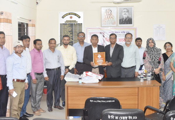 বিশ্বনাথ উপজেলা হিসাবরক্ষণ কর্মকর্তা বিকাশ কান্তি দাসের অবসর জনিত বিদায় সংবর্ধনা