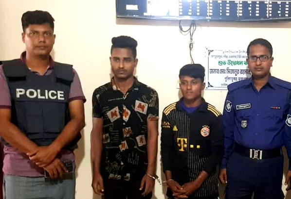 জগন্নাথপুরে স্কুলছাত্র মিজান হত্যা মামলার ২ আসামী গ্রেফতার