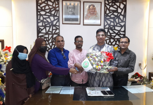 এড. নাসির উদ্দীন খান’কে সিলেট-চট্টগ্রাম ফ্রেন্ডশীপ ফাউন্ডেশনের ফুলেল শুভেচ্ছা