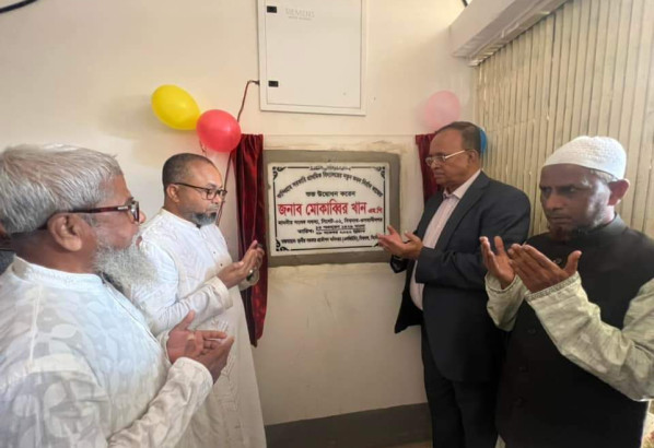 বিশ্বনাথে স্কুলভবন ও সড়ক উন্নয়ন কাজের উদ্ভোধন করলেন মোকাব্বির খান এমপি 