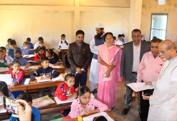 জুড়ীতে মেধা বৃত্তি পরীক্ষা সম্পন্ন 