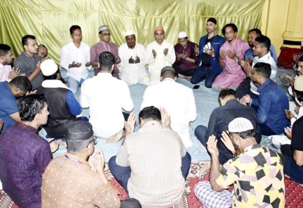 শেখ মনির জন্মদিনে সিলেট মহানগর যুবলীগের মিলাদ ও দোয়া মাহফিল