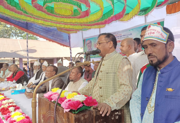 তাহিরপুরে রাজাকারের প্রতিকী ফাঁসির মধ্যে দিয়ে হানাদার মুক্ত দিবস পালিত