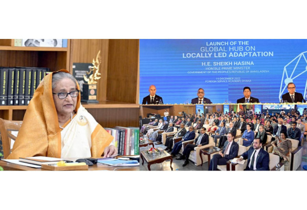 জাতীয় অভিযোজন পরিকল্পনা বাস্তবায়নে আন্তর্জাতিক অংশীদারদের প্রতি প্রধানমন্ত্রীর আহ্বান