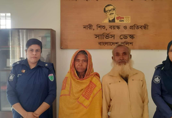 পুলিশের সহযোগিতায় পাঁচ বছর পর পরিবার ফিরে পেলেন মানসিক ভারসাম্যহীন নারী