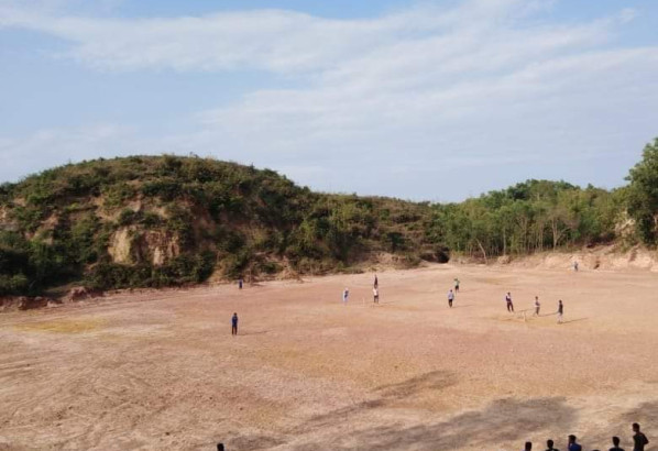 গোলাপগঞ্জে উন্নয়নের ছোঁয়া লাগেনি শেখ রাসেল মিনি স্টেডিয়ামে