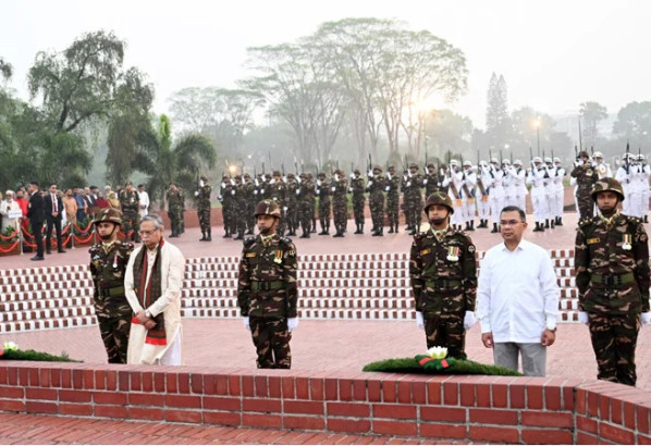 স্বাধীনতা দিবসে জাতীয় স্মৃতিসৌধে রাষ্ট্রপতি ও প্রধানমন্ত্রীর শ্রদ্ধা